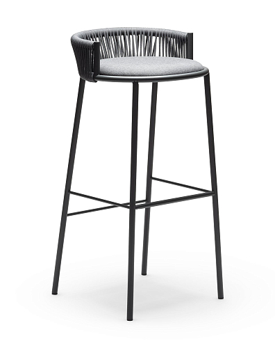 Millie Grey Outdoor Bar Stool