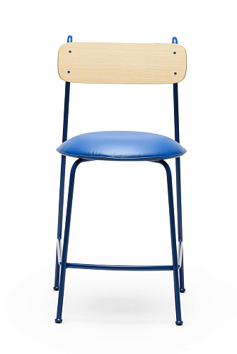 Lena Blue Ash Bar Chair
