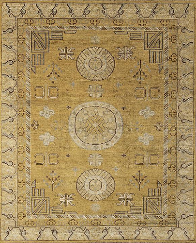 Khotan Wool Yellow Rug