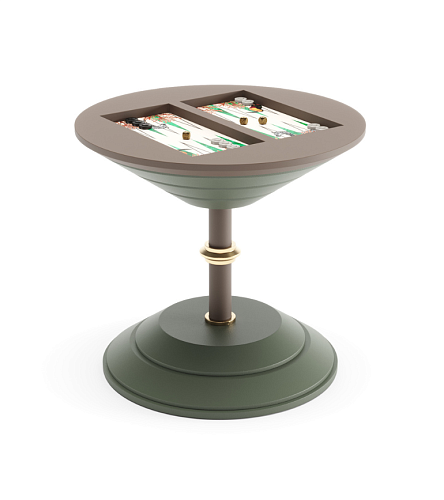 Artisanal Backgammon & Chess Coffee Table