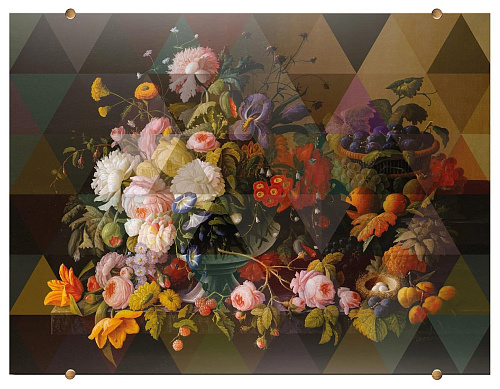 Fancy Bouquet Handcrafted Panel