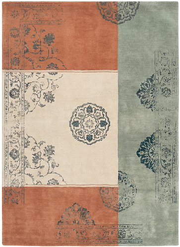 Antique Collage Handcrafted Rug