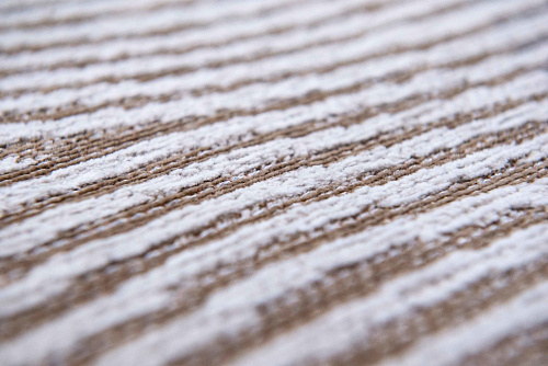 سجادة دائرية «أويستر» بيضاء