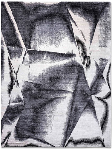 سجادة أسود وأبيض