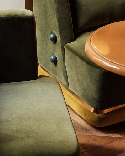Panorama Modern Green Armchair
