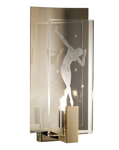 Soft Gold Marble Wall Sconce
