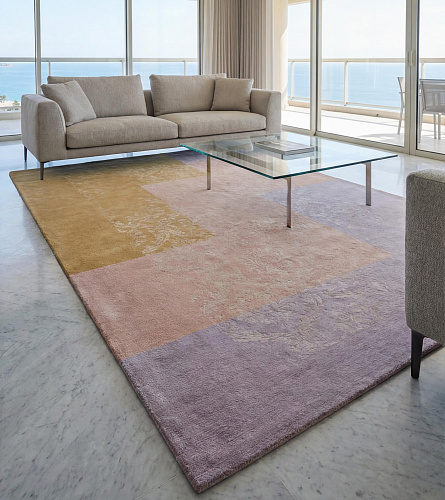 Dusty Mosaic Blush Designer Rug