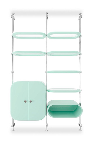 Verona Wood Bookcase (Green)