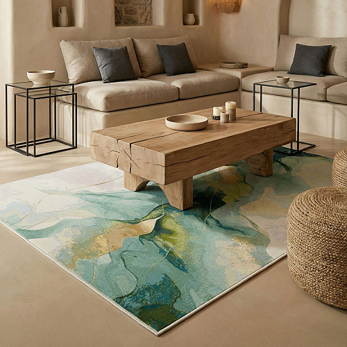 Amazzonia Green Outdoor Rug