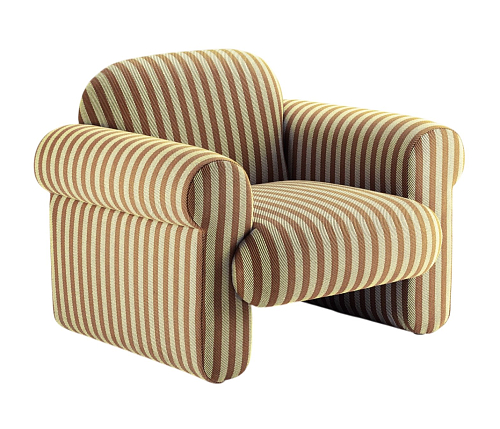 Oscar Striped Armchair
