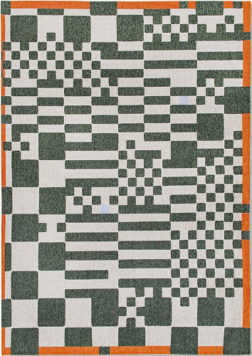 سجادة أخضر داكن