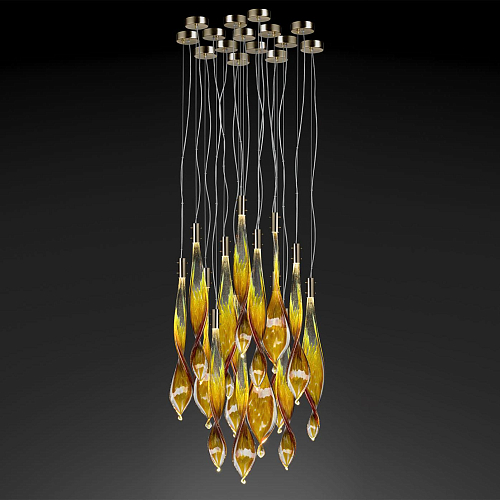 Venetian Leaves 14-Light Pendant