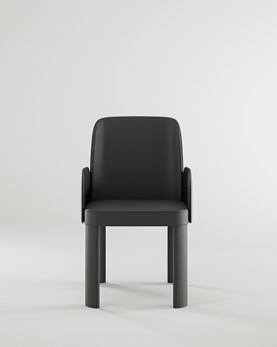 Gelsomina Modern Black Chair