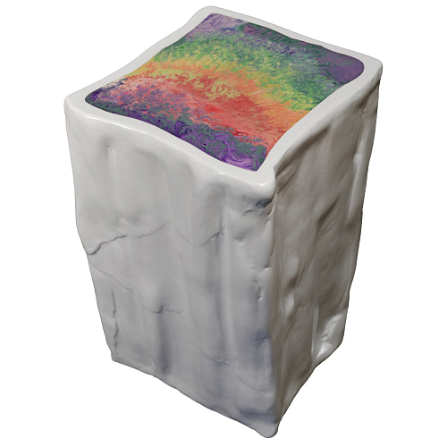 Glacial Crafted Side Table