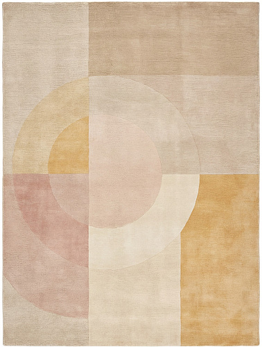 Muted Orbits Designer Rug