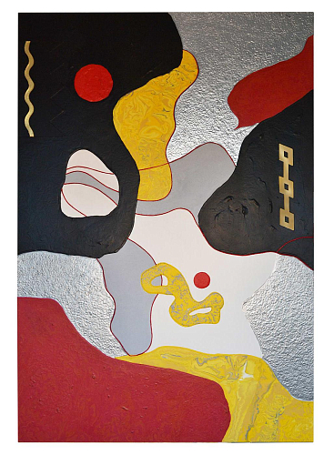 Philia Tryptich Crafted Wall Panel
