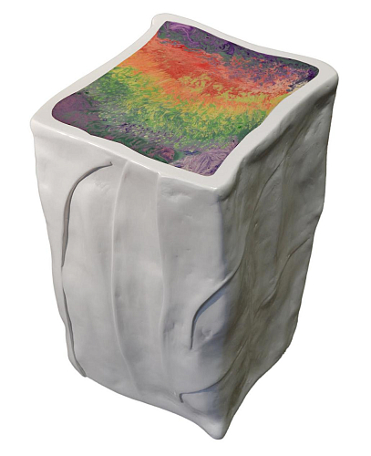Glacial Crafted Side Table
