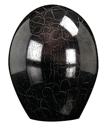Crystal Egg Dark Brown Handcrafted