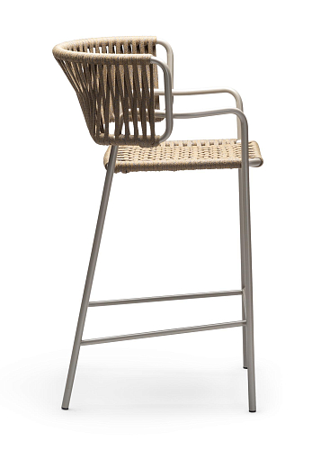 Klot Sand & Beige Bar Stool