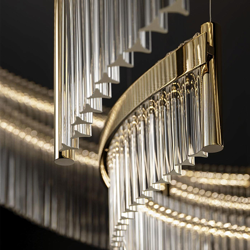 Venetian Glass Prism Chandelier