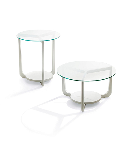 Isola White Round Coffee Table