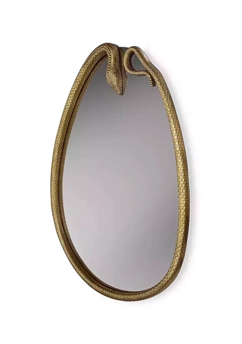 Serpentine Pear-Shaped Mirror