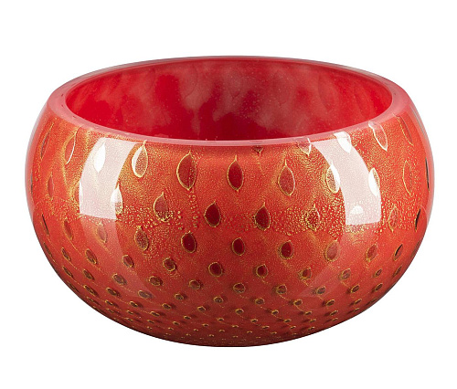 Mocenigo Red Gold Italian Bowl