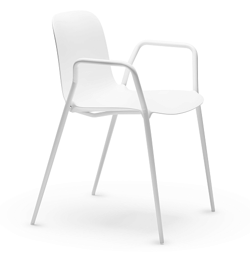 Dogo White Chair (Set of 2)