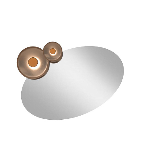 Bon Ton Oval Wall Mirror Italian Design