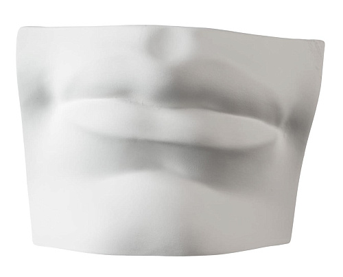 David's Mouth White Handcrafted Sculpture