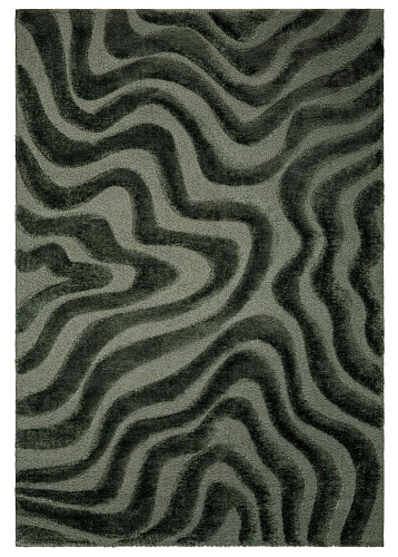 Venere Green Modern Rug