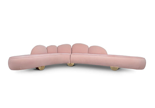 Luxe Pink Sofa