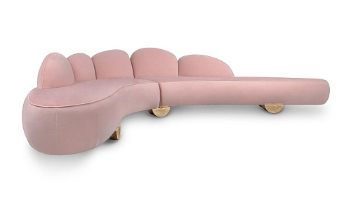 Luxe Pink Sofa