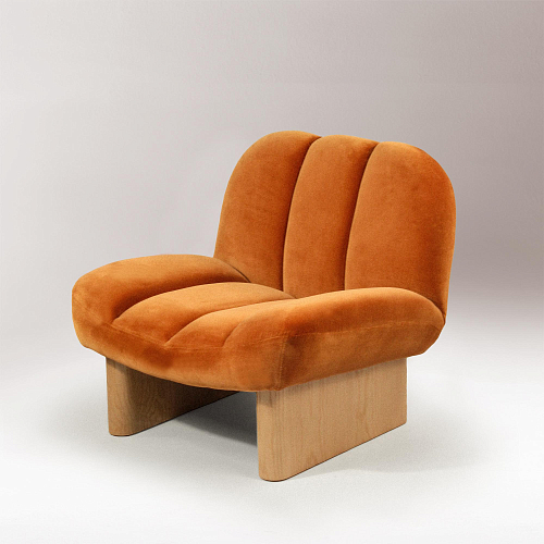 Colin Modern Orange Armchair