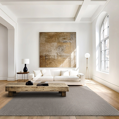 Dori Greige Plain Rug