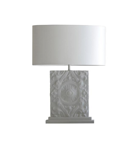 Piastrella Greyed Oak Table Lamp
