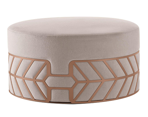 Belte Beige Pouf