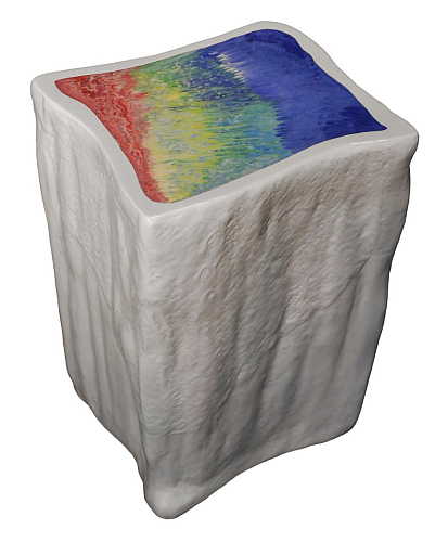 Glacial Crafted Side Table