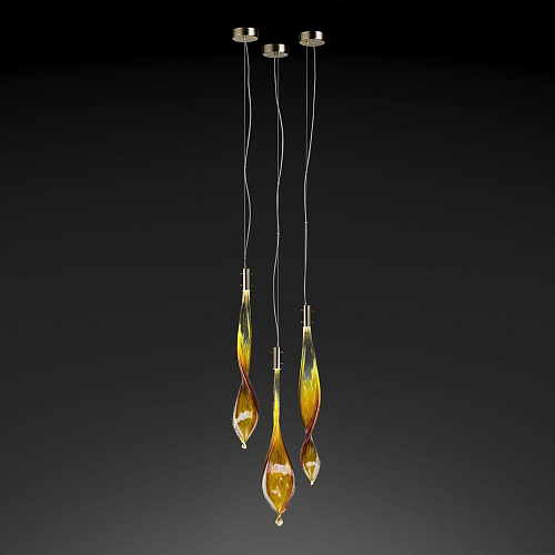 Venetian Leaves 3-Light Pendant