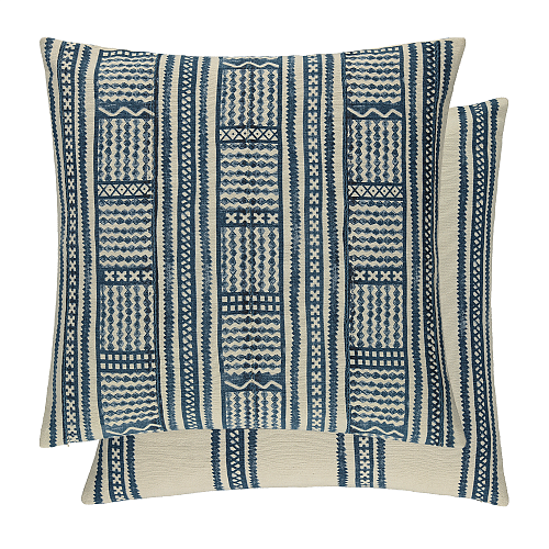 Kuba Indigo Cushion