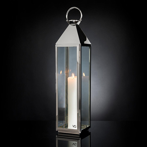 Pyramid Large Outdoor Lantern Handcrafted