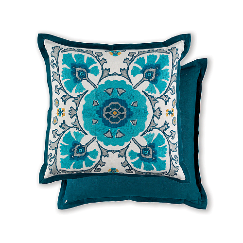 Alexi Peacock Cushion