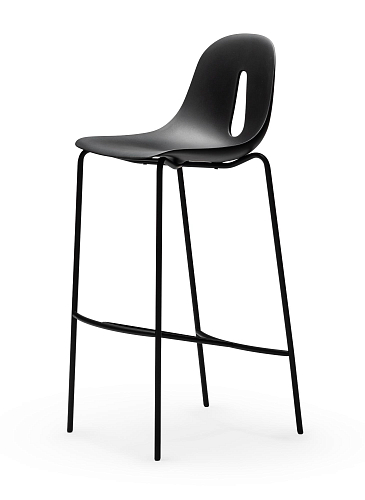 Gotham Black Bar Stool