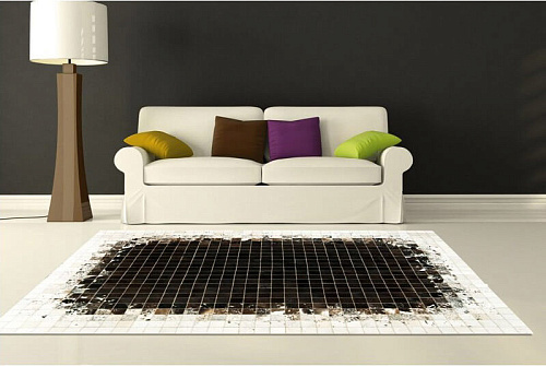 Mosaic Cowhide Rug