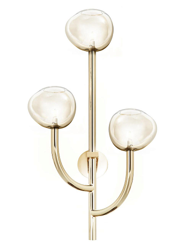 Honey Glass 3-Light Wall Lamp