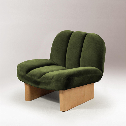 Colin Modern Green Armchair
