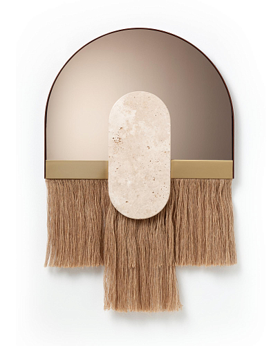 Souk Ecru Shell Mirror