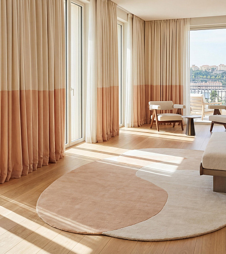Soft Contour Sand Designer Rug