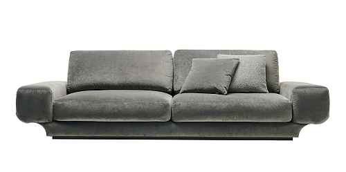 Milo Dark Gray Three Seater Sofa