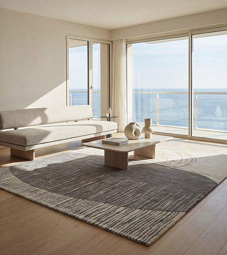 Archive Seal Dark Handmade Rug